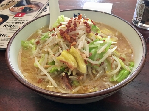 「野菜そば(カタメ、コイメ) ¥864」@横濱家 立川店の写真