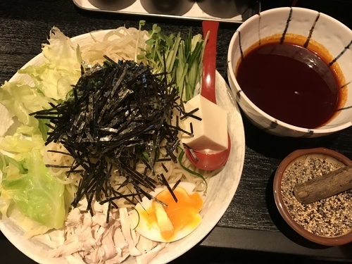 「激辛つけ麺・８番山本（浩）680円」@鯉のぼり 中野店の写真