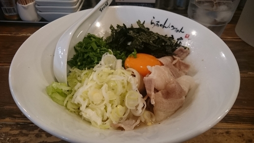 「九州まぜそば」@らぁめん つけめん ちゃが商店 大分店の写真