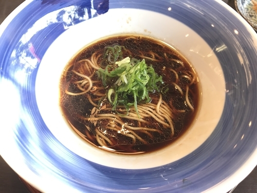 「究極のかけそば　大地日本780円」@らー麺 藤原家の写真