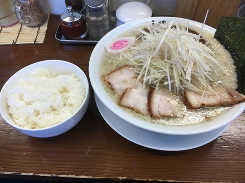 「ネギそば ごはん」@中華そば 馥の写真