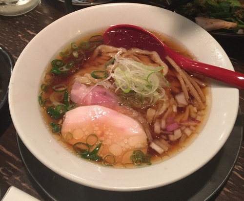 「手打ち中華そば」@立ち呑み居酒屋 金町製麺の写真