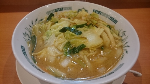「海老味噌ラーメン(590円)」@日高屋 西大井駅前店の写真
