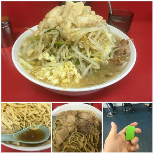 「大ラーメン（全マシ）800円」@ラーメン二郎 茨城守谷店の写真