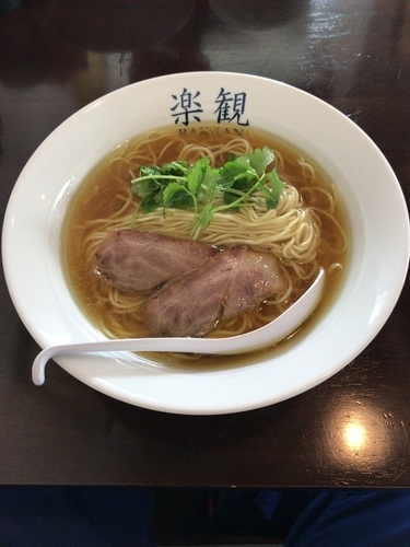 「限定あさりラーメン（850円）」@楽観 立川の写真