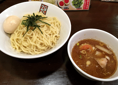 「味玉つけ麺並（850円）」@煮干しらーめん 三代目 玉五郎 梅田第三ビル店の写真