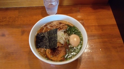「味玉あご出汁 醤油 大盛」@喜元門 つくばサイエンス通り店の写真
