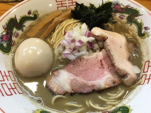 「【限定】濃厚煮干しそば800円」@中華蕎麦 みうらの写真