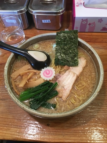 「ら〜めん（650¥、大盛80¥、こってり）」@酒楽房 うさぎ家の写真