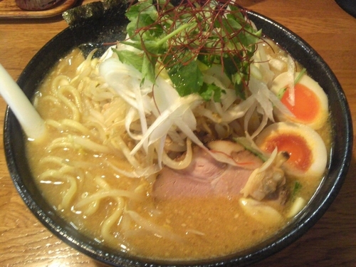 「【冬季限定】淡麗あさり味噌￥800」@麺屋 鶏口の写真