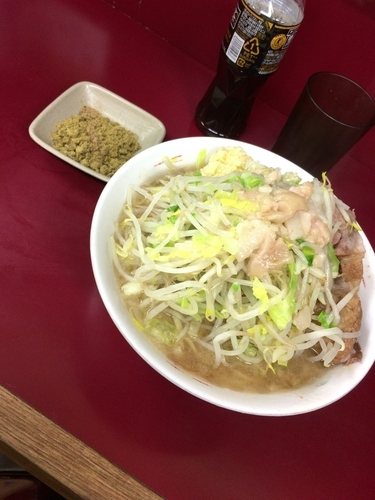 「豚入りラーメン 和ッかれー」@ラーメン二郎 相模大野店の写真
