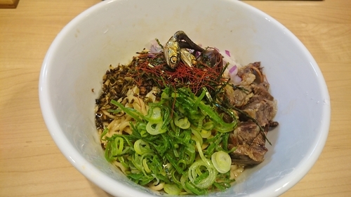 「煮干混ぜそば 追飯付」@麺屋Mの写真