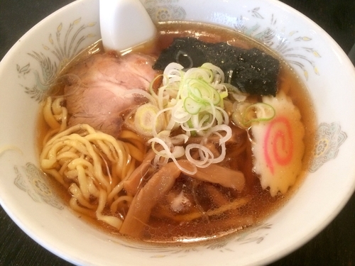 「ラーメン手打麺(660円)」@しなそば家の写真