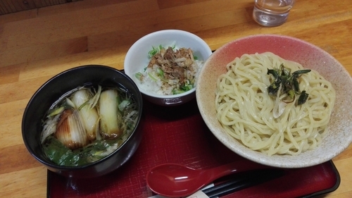 「下仁田ネギつけめん(限定)」@優勝軒 鶴ヶ島店の写真
