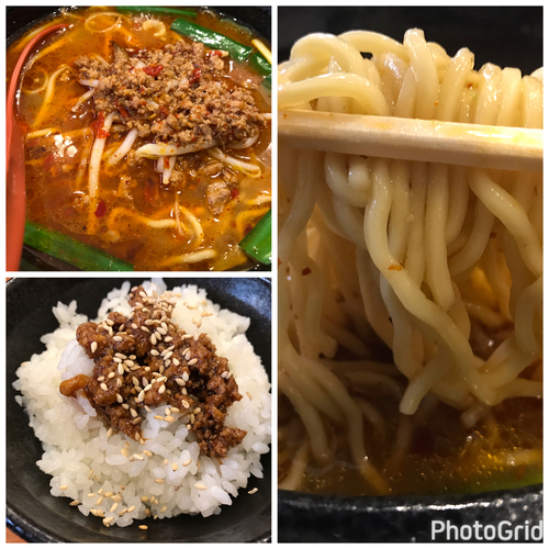 「味噌台湾ラーメン(冬季限定)＋肉味噌ご飯」@中華そば ふうみどうの写真