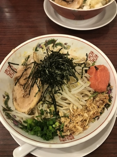 「明太まぜそば」@らーめん いち大の写真