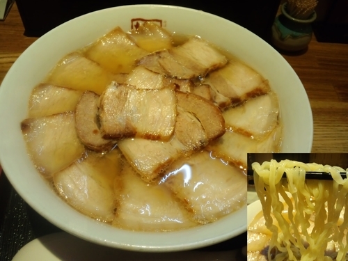 「焼豚ラーメン麺固め940円」@喜多方ラーメン 坂内 石川町店の写真