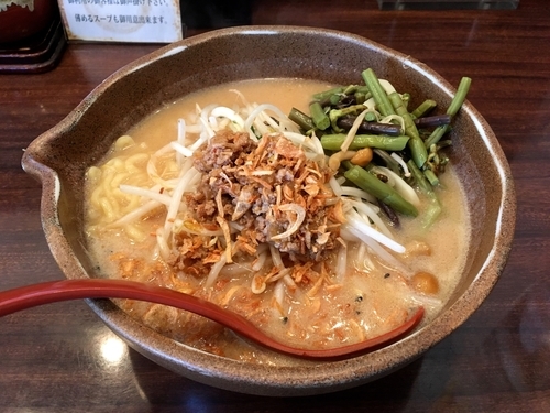 「信州味噌らーめん」@蔵出し味噌 麺場壱歩  東久留米店の写真