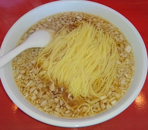 「玉葱光麺」@天下第一 酸辣湯麺の店の写真