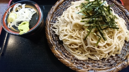 「ざるそば　５５０円」@ざるそば屋の写真