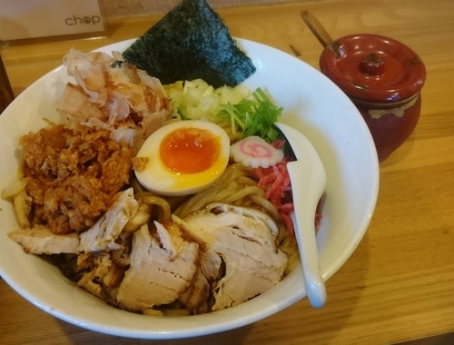 「まぜそば 中」@らー麺Chopの写真