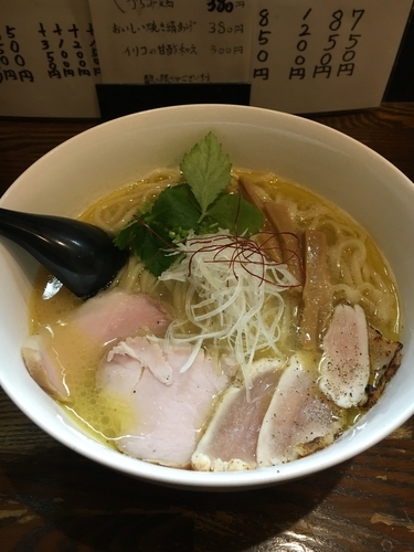 「鶏白湯そば￥850」@中華そば いぶきの写真