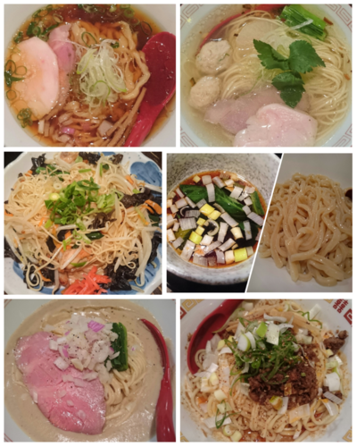 「手打ち中華そば、鯛と海老塩そば他 全6種」@立ち呑み居酒屋 金町製麺の写真