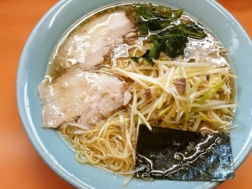 「ネギラーメン（小）」@ラーメンショップ 椿 小川店の写真