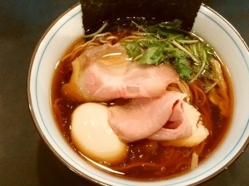 「四つ葉そば＋味玉」@中華そば 四つ葉の写真