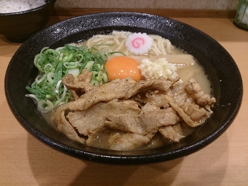 「極肉玉そば(とみ田コラボ)」@肉玉蕎麦 おとど 北松戸総本山の写真