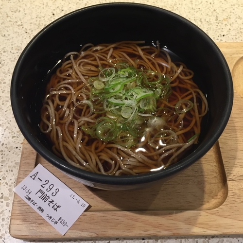 「門前そば（￥390）」@立喰いそば酒処 つきじ亭の写真