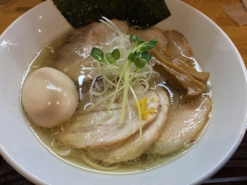 「味玉チャーシュー塩そば ¥1,130」@麺屋 希楽夢の写真