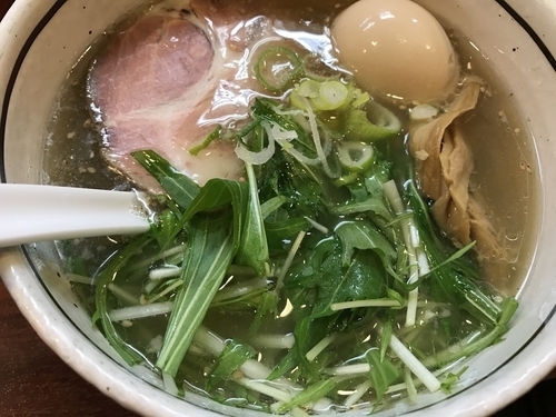 「和風しお味玉らーめん700円」@麺屋 旬の写真