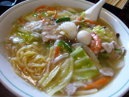 「いろいろ野菜のとろみ塩ラーメン」@猛烈食堂 また来て屋の写真