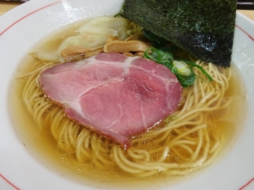 「蟹出汁中華そば 750円 ＋ とろろご飯 150円」@中華そば こてつの写真