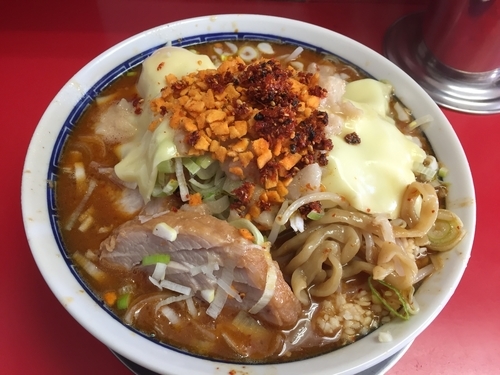 「136の味噌(紅ver)¥850+¥100+チーズ¥80✖️2」@ジャンプの写真