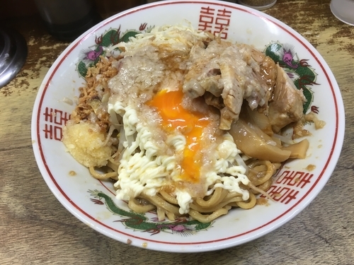 「油そば大盛り」@とんトコ豚の写真