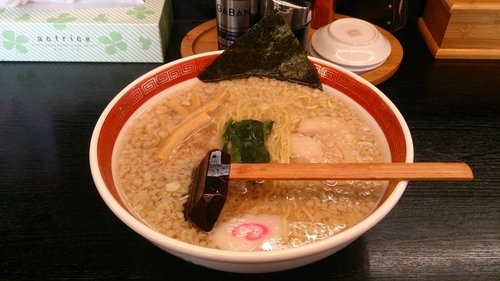 「コテコテ中華そば630円+大盛り100円」@中華そば 浜田屋 平須店の写真