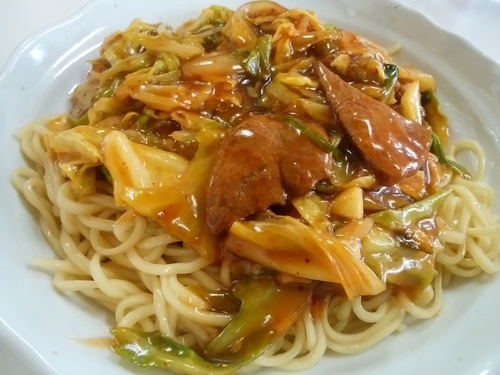 「スタミナ冷やし680円」@手打ラーメン 寅さんの写真