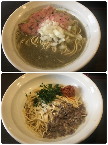 「wyvern製冷燻煮干そば＆ハギスのカレー和え玉」@灰汁中華 丿貫 福富町本店の写真