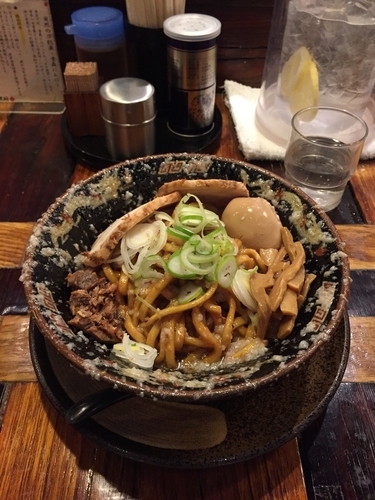 「爆盛脂油麺」@らーめん 平太周 味庵の写真