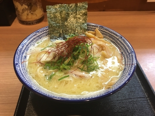 「濃厚鶏白湯メンマ 塩」@ばりかた屋 武蔵小山店の写真
