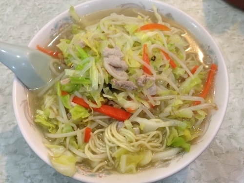 「タンメン」@中華料理 たかさごの写真