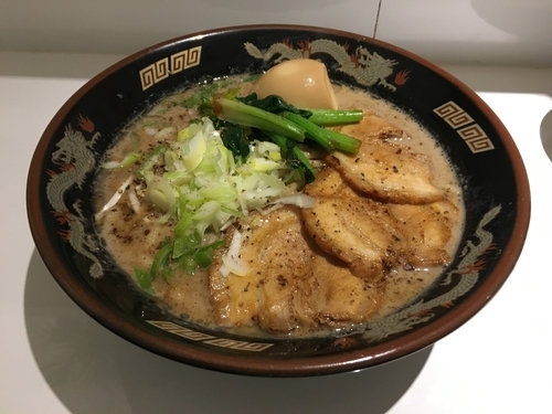 「こくどろ鶏豚そば790 (限定)」@めんや龍神の写真