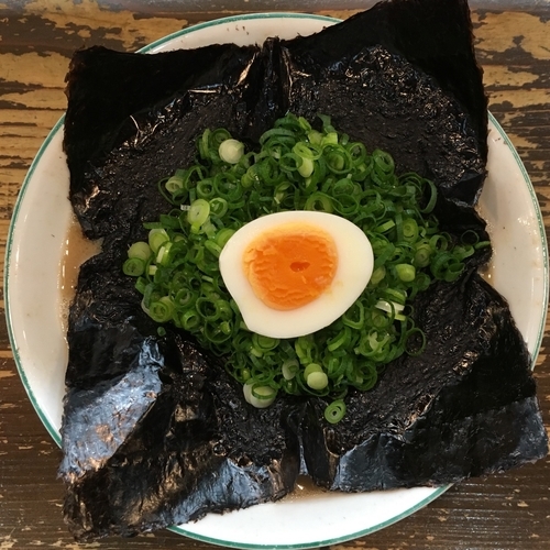 「海苔ネギラーメン 並 (680円)」@久留米ラーメン 光屋の写真