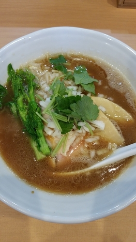 「濃厚白湯魚介蕎麦」@中華蕎麦 はるの写真