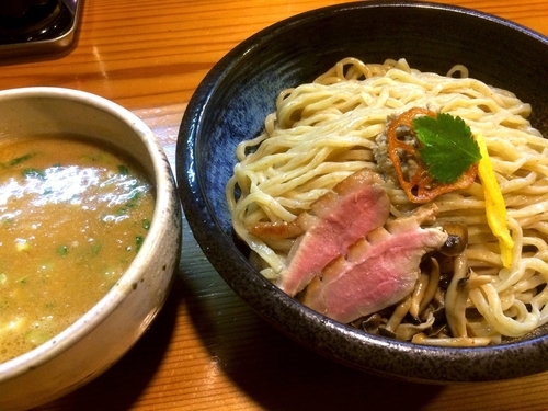 「【数量限定】鴨白湯つけそば（900円）」@はりけんラーメン 南店の写真