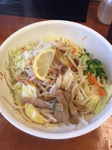 「醬油ばんめん　650円（温野菜＋100円）」@麺食堂 一真亭の写真