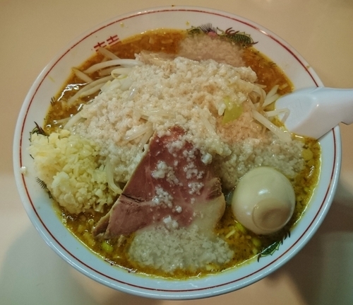 「スープカレーそば(裏麺チェンジ) 880円」@麺家ぶんすけの写真
