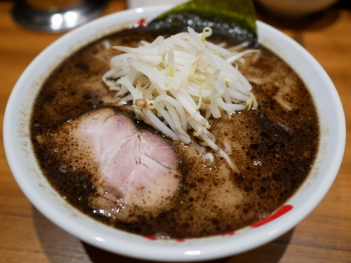 「らーめん 麺硬め＋生搾りにんにく」@なんつッ亭 御徒町店の写真